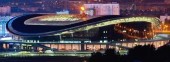 Kazan Arena Stadium at night