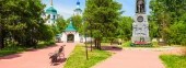 Znamensky Monastery and Kolchak monument