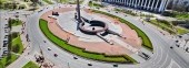 Victory square in St. Petersburg