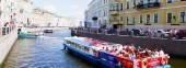 Boat ride along rivers and canals of St. Petersburg