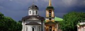Church in the style of Anninsky Baroque and Bell Tower