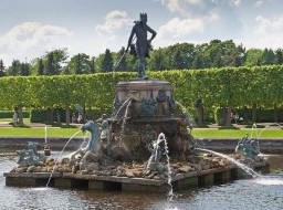 Neptune Fountain in Peterhof