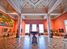 The Room of Netherlandish Art - The walls devoid of paintings were covered with ornamental murals, traces of which were found in the course of a recent restoration