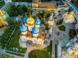 From the bird's eye view - Holy Trinity Sergius Lavra in Sergiev Posad, Russia