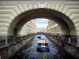 The canal Northern Venice, St. Petersburg