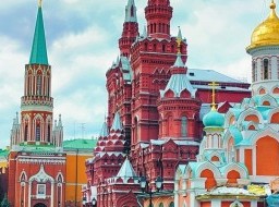 City tour of central Moscow: Exploring Red Square, Kremlin and St.Basil Cathedral