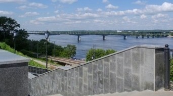 Embankment of the Kama River