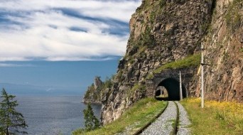 Tunnel of the Circular Baikal railway