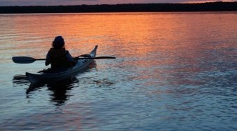 Kayaking-tour along the river Angara