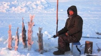 Ice Fishing in Yakutsk