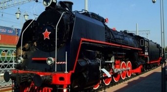 Retro steam train