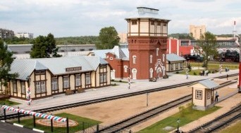 The locomotive depot Moscow region