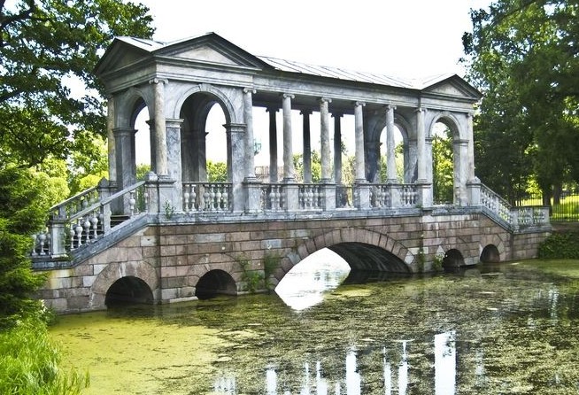 The charming Marble Bridge