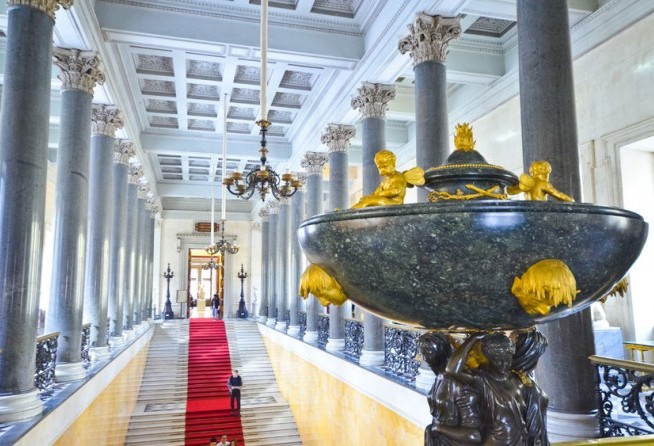 The Main Staircase of the Hermitage