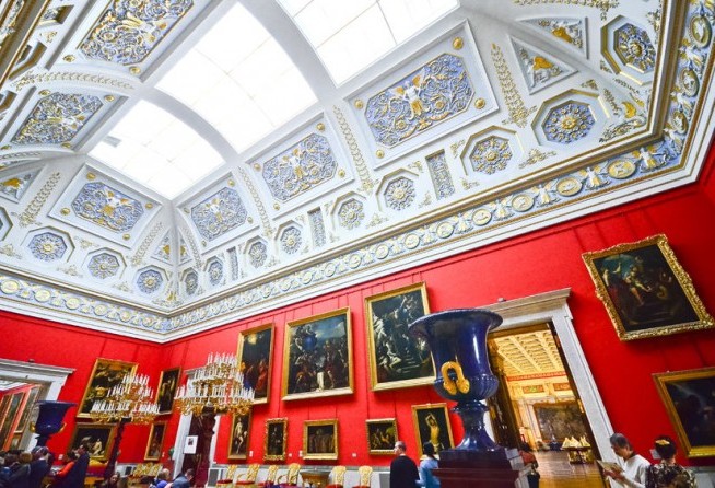 The Large Italian Skylight Hall, Hermitage