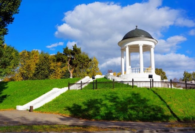 Kostroma city in the autumn season