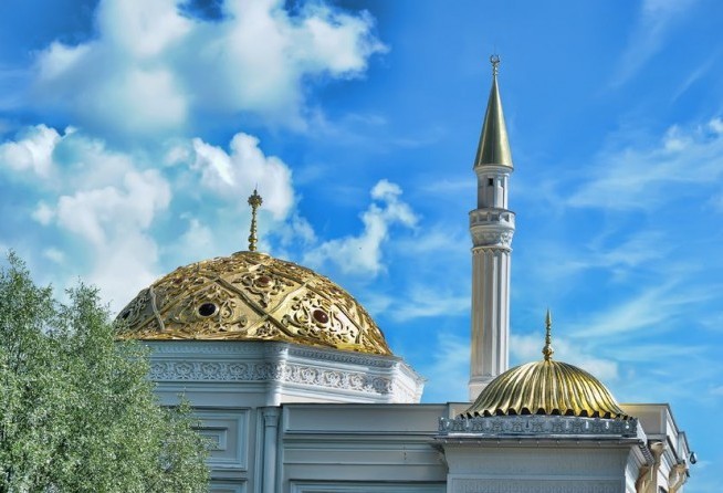 Catherine Park and with Chesme Column in Tsarskoye Selo