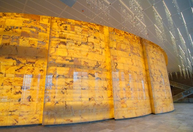 Mariinsky Theatre - Mariinsky II - The wall of onyx
