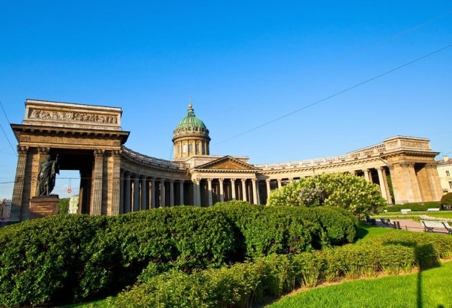 Kazan Cathedral at Nevsky Prospect, Saint-Petersburg