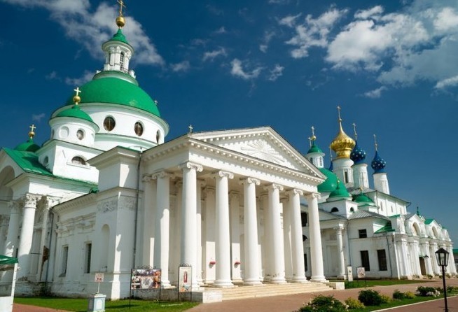 Zachatievsky Cathedral in Rostov City in Russia