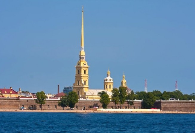 Peter and Paul fortress - view from Neva River