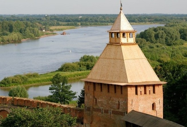 Fortress in Velikiy Novgorod - one of the oldest and most beautiful cities in Russia