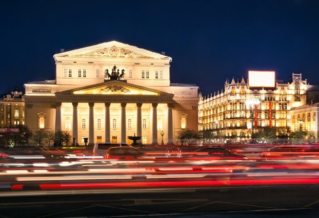 The Bolshoi Theater is one of the largest in Russia