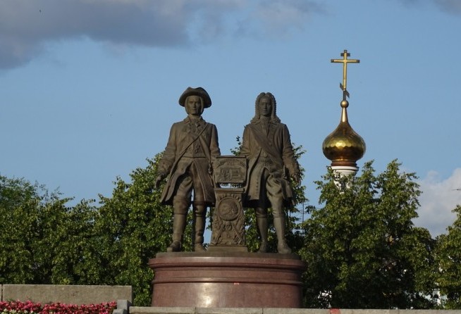 Monument of the founders of Yekaterinburg