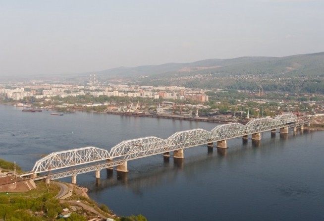 The Enisei River (at Krasnoyarsk)