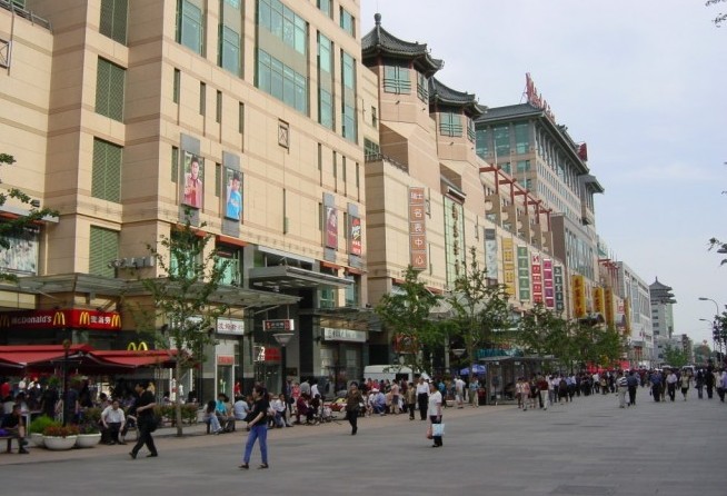 The Wangfujing Street, Beijing