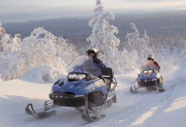 Snowmobile tour of Lake Baikal