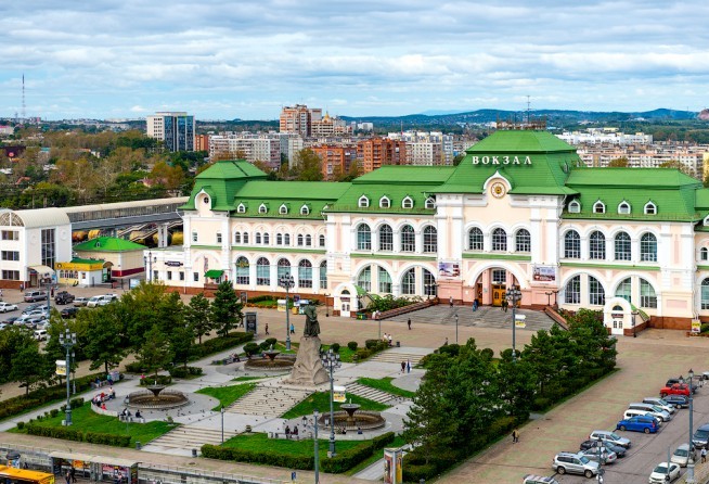 Railway station Khabarovsk