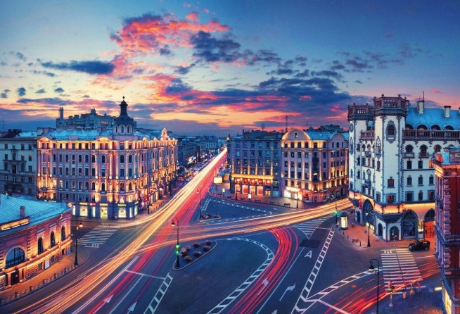 St. Petersburg at Night