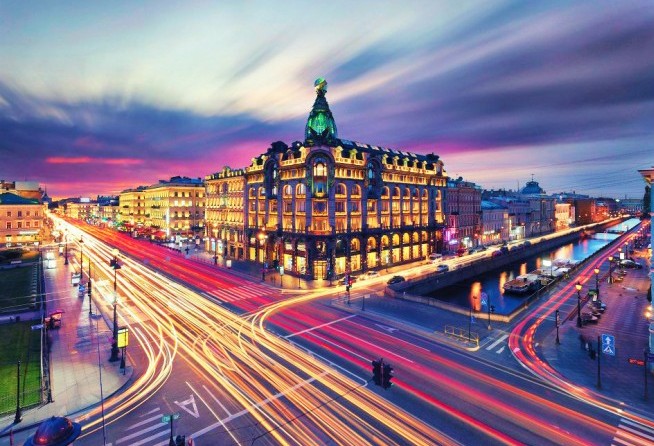 St. Petersburg at Night