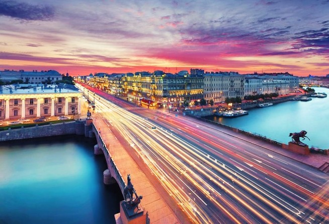 St. Petersburg at Night