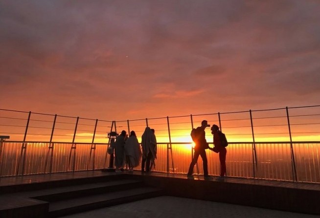 Observation deck - 85th floor of OKO Tower