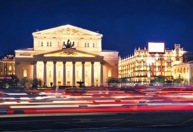 The Bolshoi Theater is one of the largest in Russia