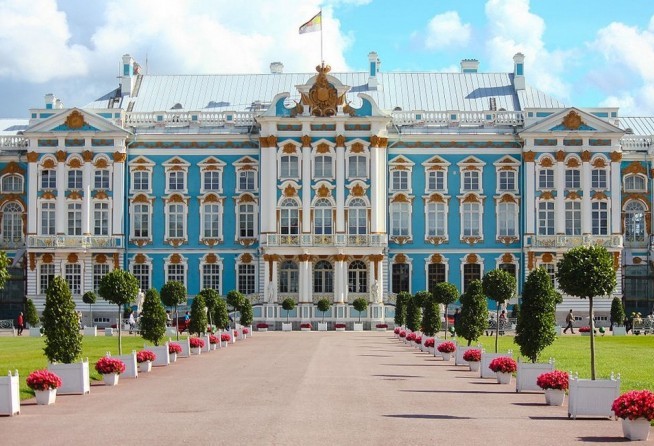 Catherine Palace in Pushkin city