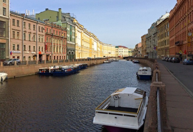 Boat ride along rivers and canals of St. Petersburg