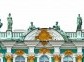 Hermitage roof decorated with numerous statues