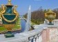 Fountain Park in Peterhof city in Russia