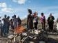 Conducting shamanic ritual on Olkhon Island.