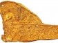 Sheath. Fragment. End 5 - the beginning of the 4th century BC. e. Gold. Depict scenes of battle between Greeks and barbarians.