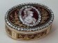 Snuff-box with the portrait of the Empress Catherine II as Minerva. By Johann Gothlib, St. Petersburg 1778