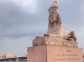 The famous granite sphinxes on Neva