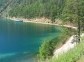 Sandy beach of Lake Baikal.