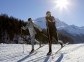 Cross-country Skiing in a Siberian Forest