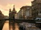 The canal of the Northern Venice,  St. Petersburg