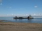 Ferry crossing the Lena River