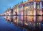 Hermitage Museum at night lights